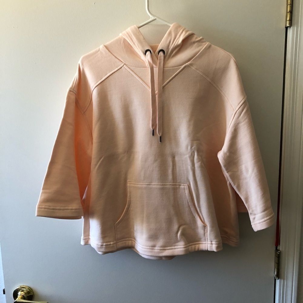 William Rast Soho Cropped Hoodie. Size L NWT